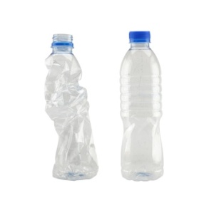 plastic bottle isolated on white background.
